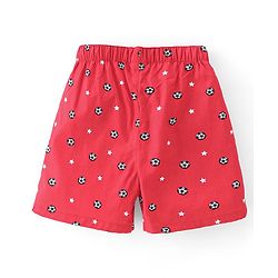 Babyhug Poplin Woven Boxers Football Whale & Boat Print Pack of 3 - Multicolour