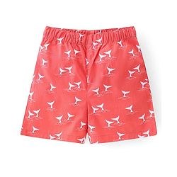 Babyhug Poplin Woven  Boxers with Rocket & Submarine Print Pack of 3 - Multicolour