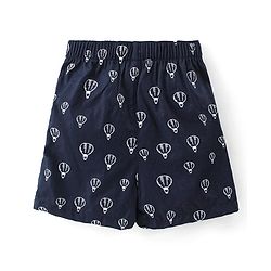 Babyhug Poplin Woven Boat & Sloth Print Boxers Pack of 3 - Multicolour