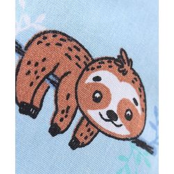 Babyhug Poplin Woven Boat & Sloth Print Boxers Pack of 3 - Multicolour