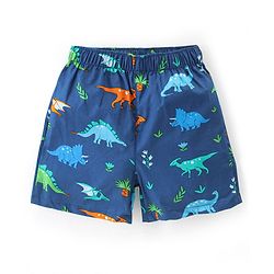 Babyhug Poplin Woven Boxers with Dino Aeroplane & Zebra Print Pack of 3 - Multicolour