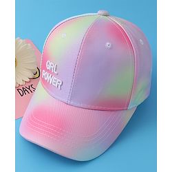 Babyhug Baseball Cap with Text Print- Multicolour