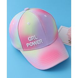 Babyhug Baseball Cap with Text Print- Multicolour