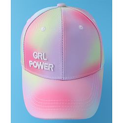 Babyhug Baseball Cap with Text Print- Multicolour