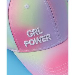 Babyhug Baseball Cap with Text Print- Multicolour