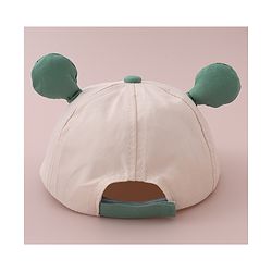 Babyhug Baseball Cap Teddy Print - Green
