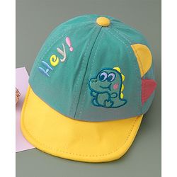 Babyhug Baseball Cap Dino Print - Green
