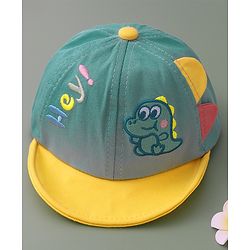 Babyhug Baseball Cap Dino Print - Green