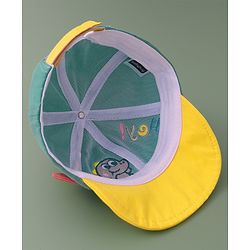 Babyhug Baseball Cap Dino Print - Green