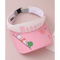 Babyhug Visor Cap Rabbit Print - Pink