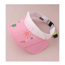 Babyhug Visor Cap Rabbit Print - Pink