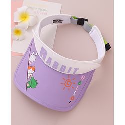 Babyhug Visor Cap Rabbit Print - Pink