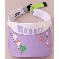 Babyhug Visor Cap Rabbit Print - Pink