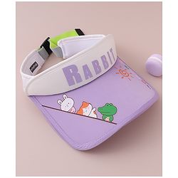Babyhug Visor Cap Rabbit Print - Pink
