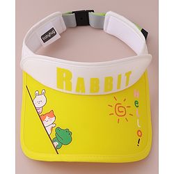 Babyhug Visor Cap Rabbit Print - Pink