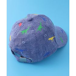 Babyhug Baseball Cap with Animal Print - Blue