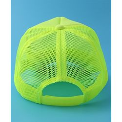 Babyhug Baseball Cap Text Print -  Lemon Yellow