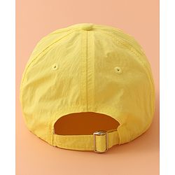 Babyhug Baseball Cap with Text Print - Yellow