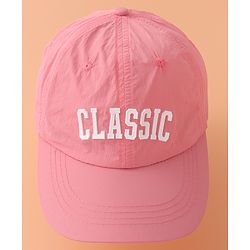 Babyhug Baseball Cap with Text Print - PInk