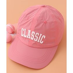 Babyhug Baseball Cap with Text Print - PInk