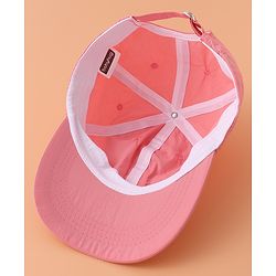 Babyhug Baseball Cap with Text Print - PInk