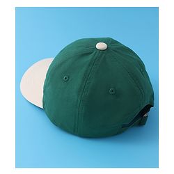 Babyhug Baseball Cap with Text Print - Green