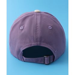 Babyhug Baseball Cap with Text Print - Purple