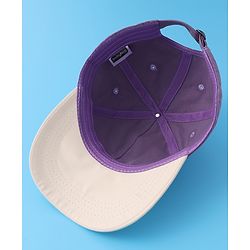 Babyhug Baseball Cap with Text Print - Purple