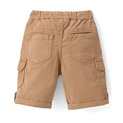 Babyhug Twill Woven With Stretch  Solid Colour Jamaican - Khaki