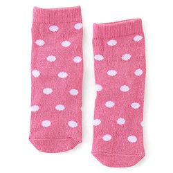 Cute Walk By Babyhug Non Terry Knit Anti-Bacterial Ankle Length Socks Floral Design Pack Of 3 - Blue Pink & Yellow
