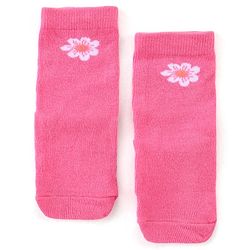 Cute Walk by Babyhug Anti Bacterial Ankle Length Socks Floral Design Pack Of 3 - Multicolour