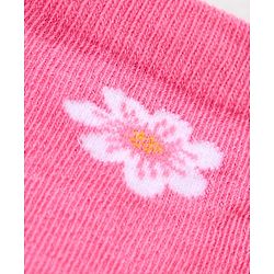 Cute Walk by Babyhug Anti Bacterial Ankle Length Socks Floral Design Pack Of 3 - Multicolour