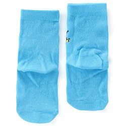 Cute Walk by Babyhug Anti Bacterial Ankle Length Socks Dino Design Pack Of 3 - Multicolour
