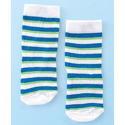 Cute Walk by Babyhug Anti Bacterial Ankle Length Socks Car Design Pack Of 3 - Multicolour