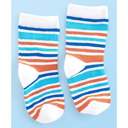 Cute Walk by Babyhug Anti Bacterial Ankle Length Socks Bunny Design Pack Of 3 - Multicolour