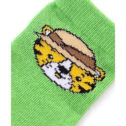 Cute Walk by Babyhug Anti Bacterial Ankle Length Socks Striped  Tiger  & Zebra Design Pack of 3 - Multicolour