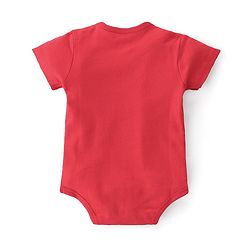 Babyhug 100% Cotton Knit Half Sleeves Onesies Striped & Crocodile Print Pack of 3  - Multicolour