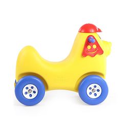 Babyhug Dog Shaped Rocking Ride On - Yellow