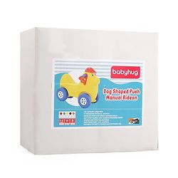 Babyhug Dog Shaped Rocking Ride On - Yellow
