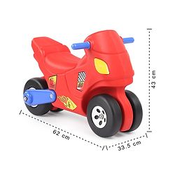 Babyhug Bike Shaped Ride On -Red