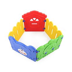 Babyhug Playpen Playard Kids Activity Centre Safe & Spacious Play Yard - Multicolour
