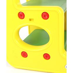 Babyhug Single Seater Giraffe Study Desk For Nursery with Under Seat Storage Easy Assembly  - Yellow & Green