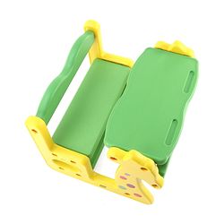 Babyhug Strong and Durable Double Seater Kids Activity Study Desk  - Yellow & Green
