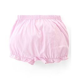 Babyhug 100% Cotton Knit Solid Bloomers Pack of 3 - Multicolour