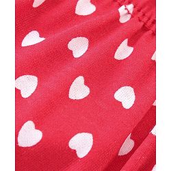 Babyhug 100% Cotton Knit Heart Printed Bloomers Pack of 3 - Multicolour