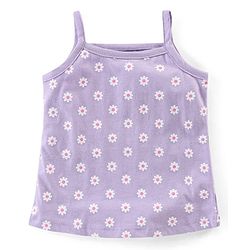 Babyhug 100% Cotton Knit Sleeveless Antibacterial Slips With Floral Print Pack of 3 - Multicolor