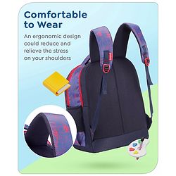 Babyhug Marvel Spiderman School Backpack with Pencil Pouch|2 Main Compartments, 2 Front Pockets, 2 side Bottle Pockets|Water Resistant|Long lasting and Durable Zippers | Comfortable back cushioning | For School, Travel and Outdoors|Blue- 15inches