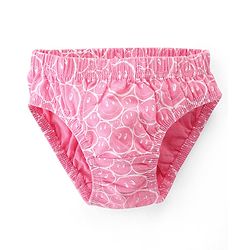Babyhug 100% Cotton Antibacterial Panties Polka Dot Print Pack of 3 - Pink Yellow & Blue