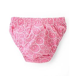 Babyhug 100% Cotton Antibacterial Panties Polka Dot Print Pack of 3 - Pink Yellow & Blue