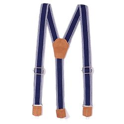 Babyhug Denim Full Length Jeans With Suspenders - Blue